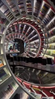 В Китае открылся уникальный «спиральный» книжный магазин