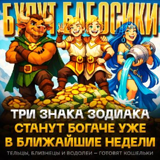 Астрологический прогноз: Тельцы, Близнецы и Водолеи могут разбогатеть в ближайшие недели