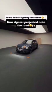 Audi Q7 внедряет технологию проекции поворотников на дорогу