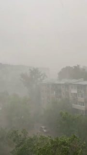 Мощные ливни затопили Хабаровск