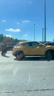 Массовая авария на КАД привела к образованию пробки