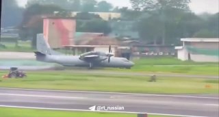 Крушение самолета Ан-32 ВВС Индии на авиабазе Джорхат