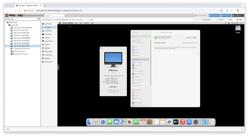 На GitHub представили скрипт для установки macOS на любой ПК через Proxmox