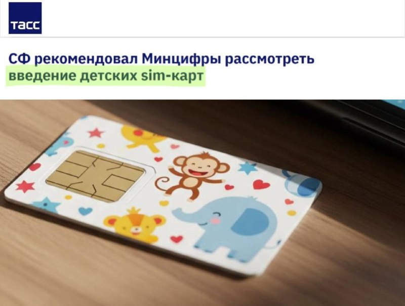 В России одобрен закон о введении детских сим-карт с блокировкой нежелательного контента