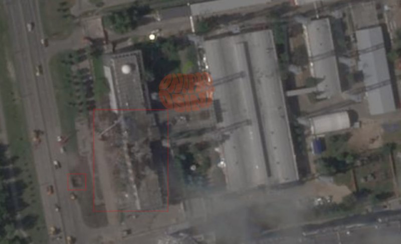 Спутниковые снимки подтверждают попадание ракет FP-5 «Фламинго» в здание завода в Чебоксарах