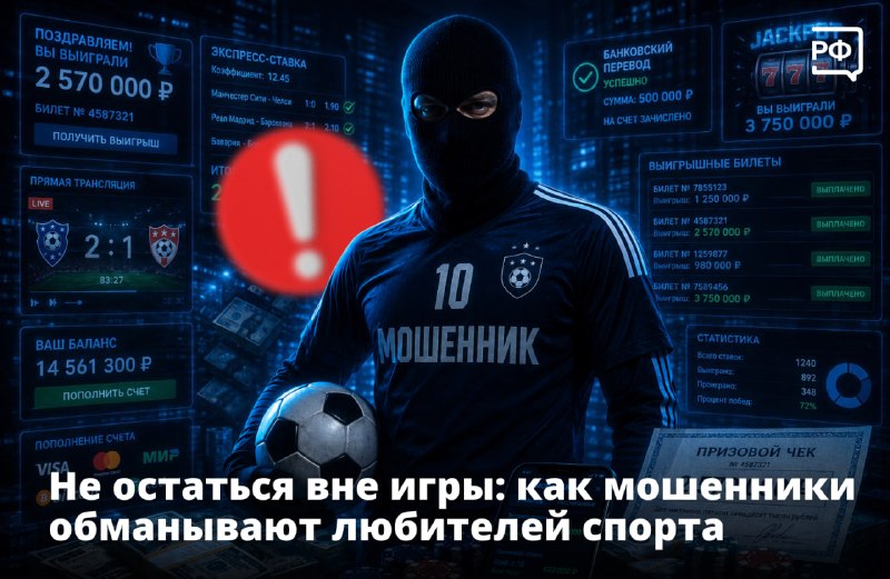 Предупреждение о мошеннических схемах в сфере спорта от проекта «Объясняем.рф»