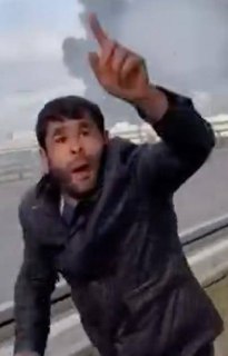 Съемка работы ПВО «Панцирь-С1» во время атаки на Москву