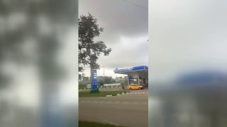 В Москве дрон атаковал строящийся дом