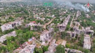 Минобороны РФ опубликовало первые кадры бойцов армии России в Константиновке