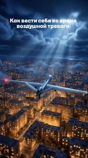 Опубликована видеоинструкция о правилах поведения во время воздушной тревоги