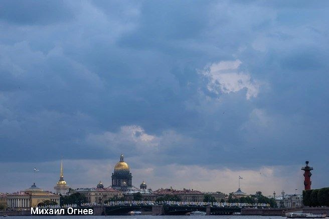 В Санкт-Петербурге в день летнего солнцестояния ожидается облачная погода с грозами