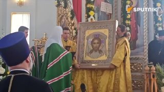 Патриарх Кирилл передал икону Воскресенскому собору в Бресте