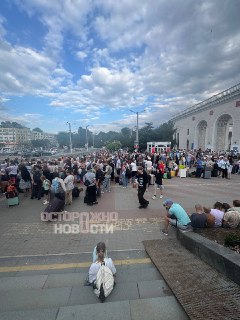 Транспортный коллапс в Симферополе из-за закрытия участка железной дороги