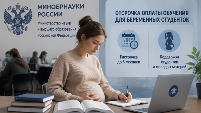 Минобрнауки РФ может рассмотреть отсрочку оплаты обучения для беременных студенток