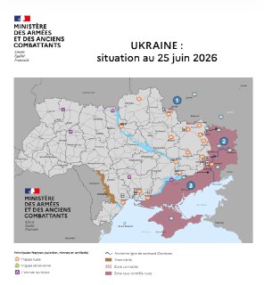 Оперативная обстановка на фронте по версии Минобороны Франции на 25 июня