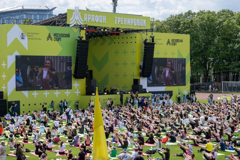 В московских «Лужниках» пройдет марафон тренировок в рамках проекта «Лето в Москве»