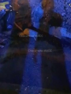 В Новосибирске автомобиль Mercedes был разбит при столкновении со столбом