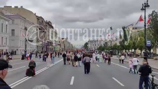 Невский проспект отдали пешеходам