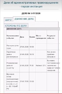 Осуждение по статье 27.3 КоАП РФ