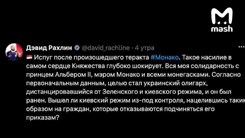 Мэр Фрежюса назвал покушение на олигарха Ермолаева в Монако терактом