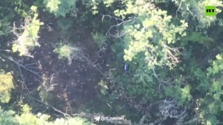 Минобороны РФ показало уничтожение позиций ВСУ с помощью БПЛА