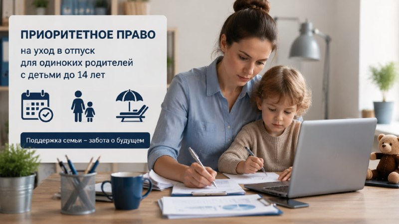 В Госдуме предложили дать одиноким родителям право выбирать время отпуска