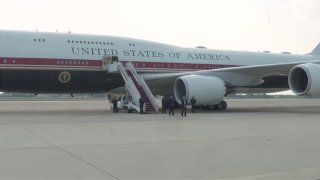 Трамп впервые воспользовался новым президентским самолетом, подаренным Катаром