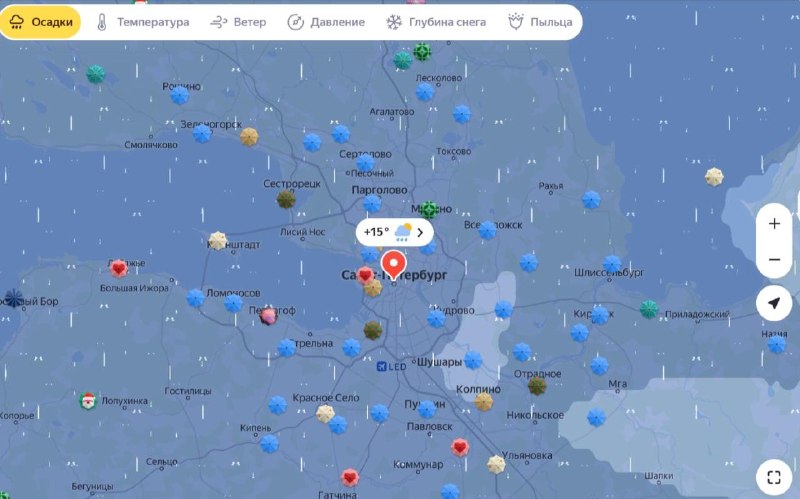 Прогноз погоды: ливни в Петербурге и временная жара в Москве