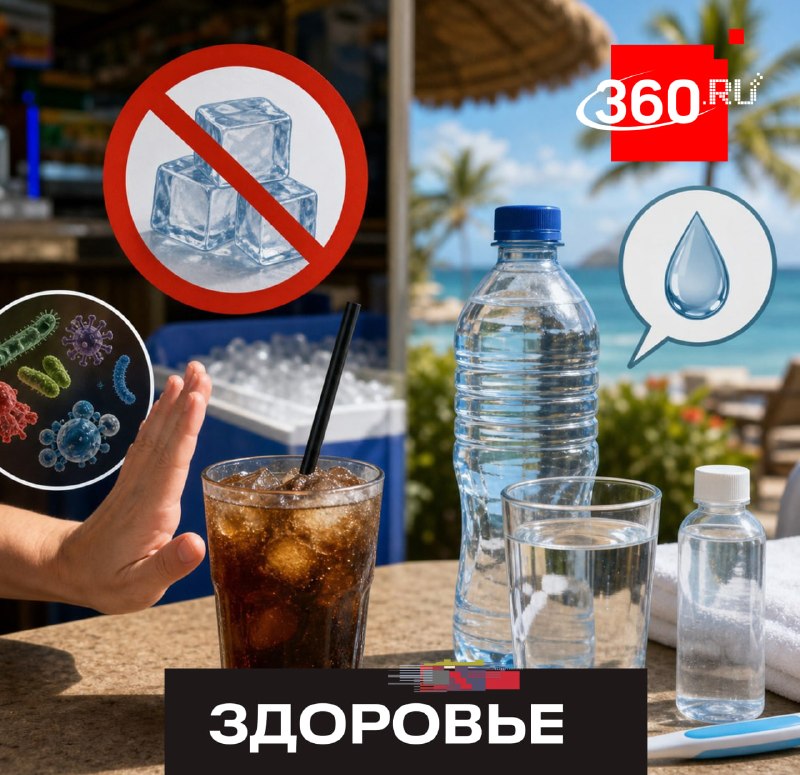 Роспотребнадзор предостерег туристов от употребления льда в жарких странах