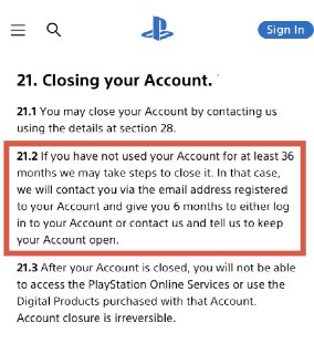 Sony удалит аккаунты PlayStation за 3 года неактивности