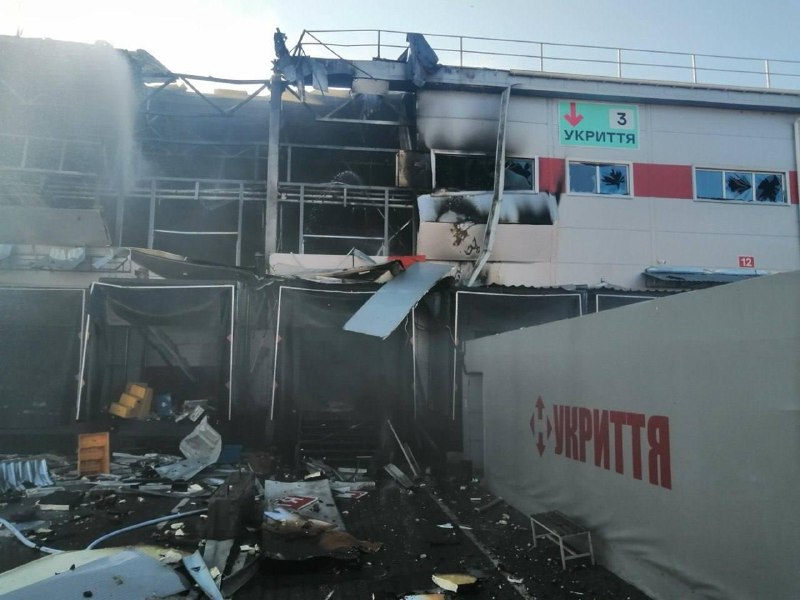 В Днепропетровске и Харькове в результате российских ударов повреждены объекты, используемые ВСУ