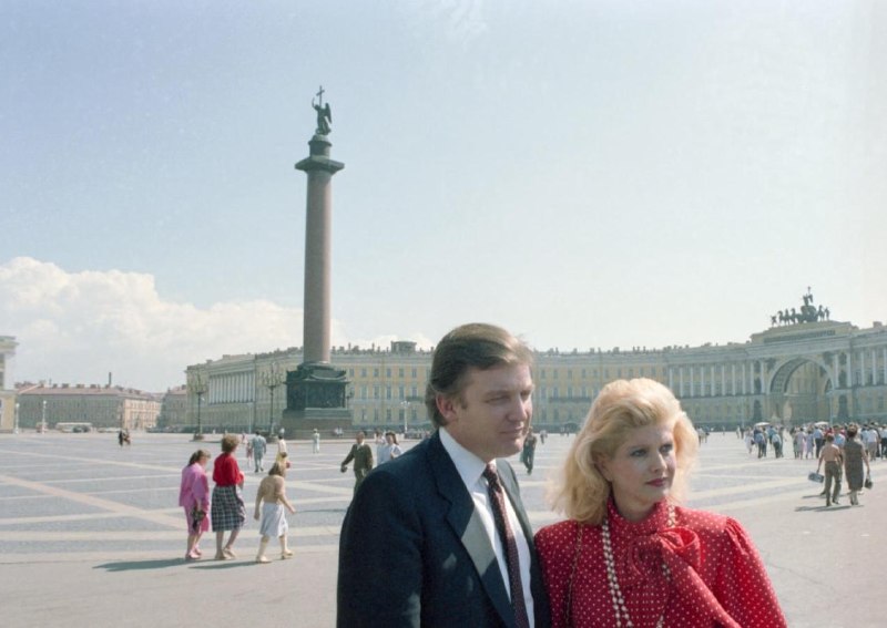 Уникальные кадры посещения Трампом Петербурга 40 лет назад