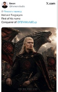 Фанаты сравнивают Эрлинга Холанда с Таргариенами из «Игры Престолов»