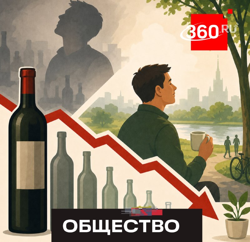 Потребление алкоголя в России упало до исторического минимума за 30 лет