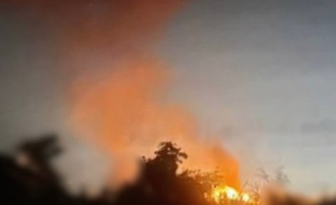 Взрывы и пожар в Днепропетровской области