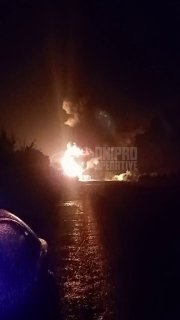 Под удар попала АЗС в районе города Самар