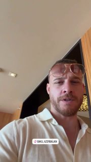 Актер Керем Бюрсин откроет именную звезду в Баку