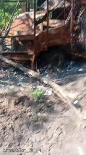 В Донбассе показан уничтоженный бронеавтомобиль «Козак-2М1» ВСУ