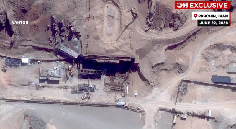 CNN опубликовал снимки восстановления ядерного объекта в Иране