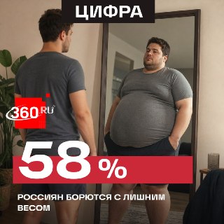 Большинство россиян считают себя полными и стремятся похудеть самостоятельно