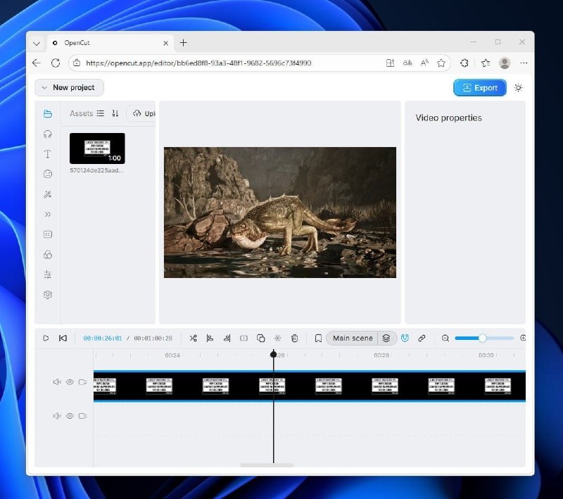 Вышел бесплатный видеоредактор OpenCut с функциями CapCut и поддержкой ИИ
