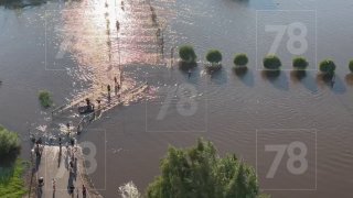 Парк «Оккервиль» ушёл под воду после урагана