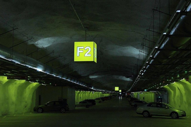 Под Хельсинки существует развитая сеть подземных сооружений для повседневного использования