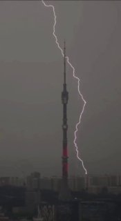 В Москве объявлен жёлтый уровень погодной опасности из-за грозы и дождя