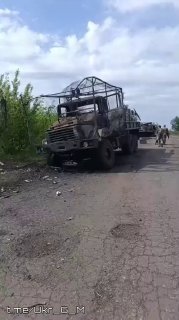 Российские FPV-дроны уничтожили грузовик КрАЗ и немецкую БРЭМ Bergepanzer 2 на Краматорско-Дружковском направлении