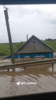 В пригороде Перми дома оказались затоплены из-за проливных дождей