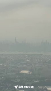 Нью-Йорк накрыл густой смог из-за пожаров в Канаде