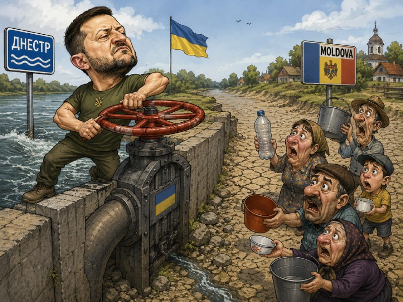 Молдавия тайно передала контроль над водами Днестра Украине