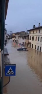 В северной Италии произошли сильные дожди