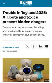 Игрушка с ИИ начала обсуждать БДСМ